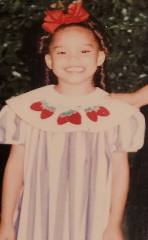 personal photo of Raven Jones as a child