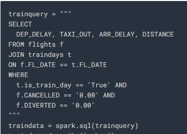 query to store data