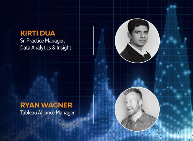 TEKsystems' tableau experts Kirti Dua and Ryan Wagner
