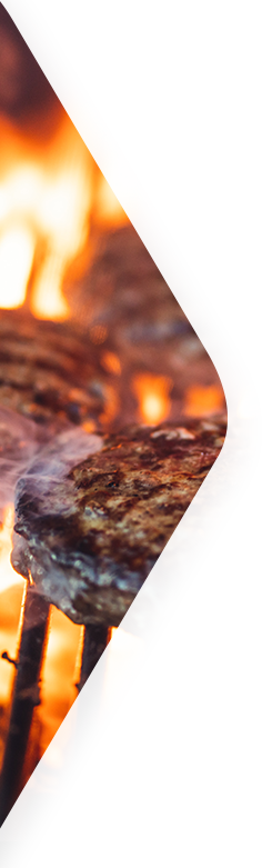 flame broiled burger