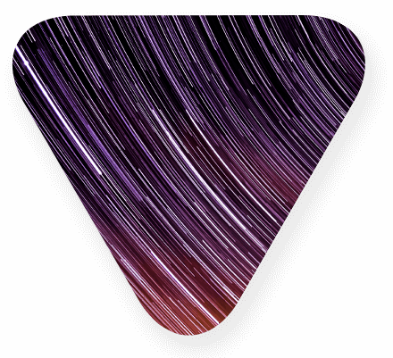 Purple abstract lines in an interconnected triangle