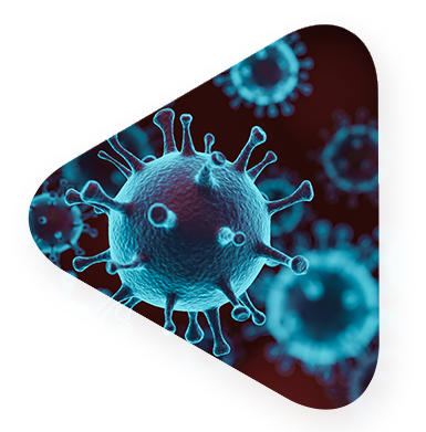 illustration abstract Virus and germs, bacteria, cell infected organism